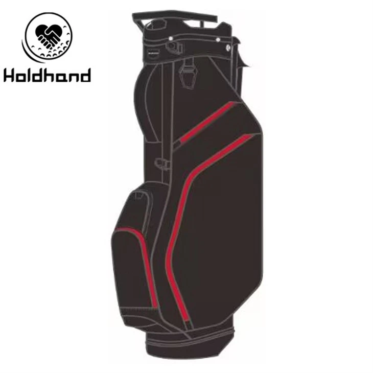 Lightweight PU Leather Golf Bags – Built-in Stand + Custom Logos factory