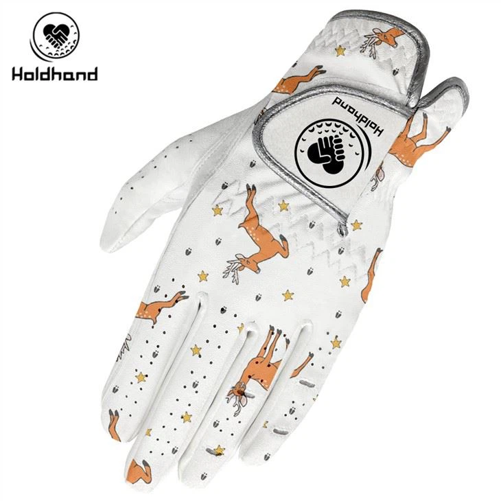 Díolacháin Te Ardchaighdeáin Lógó Saincheaptha PU Cabretta Golf Gloves OEM