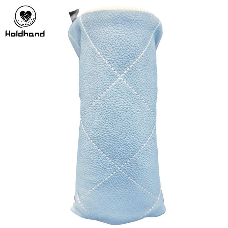 Sky Blue Stylish Custom PU Leather Custom Pattern Golf Blade Putter Headcover